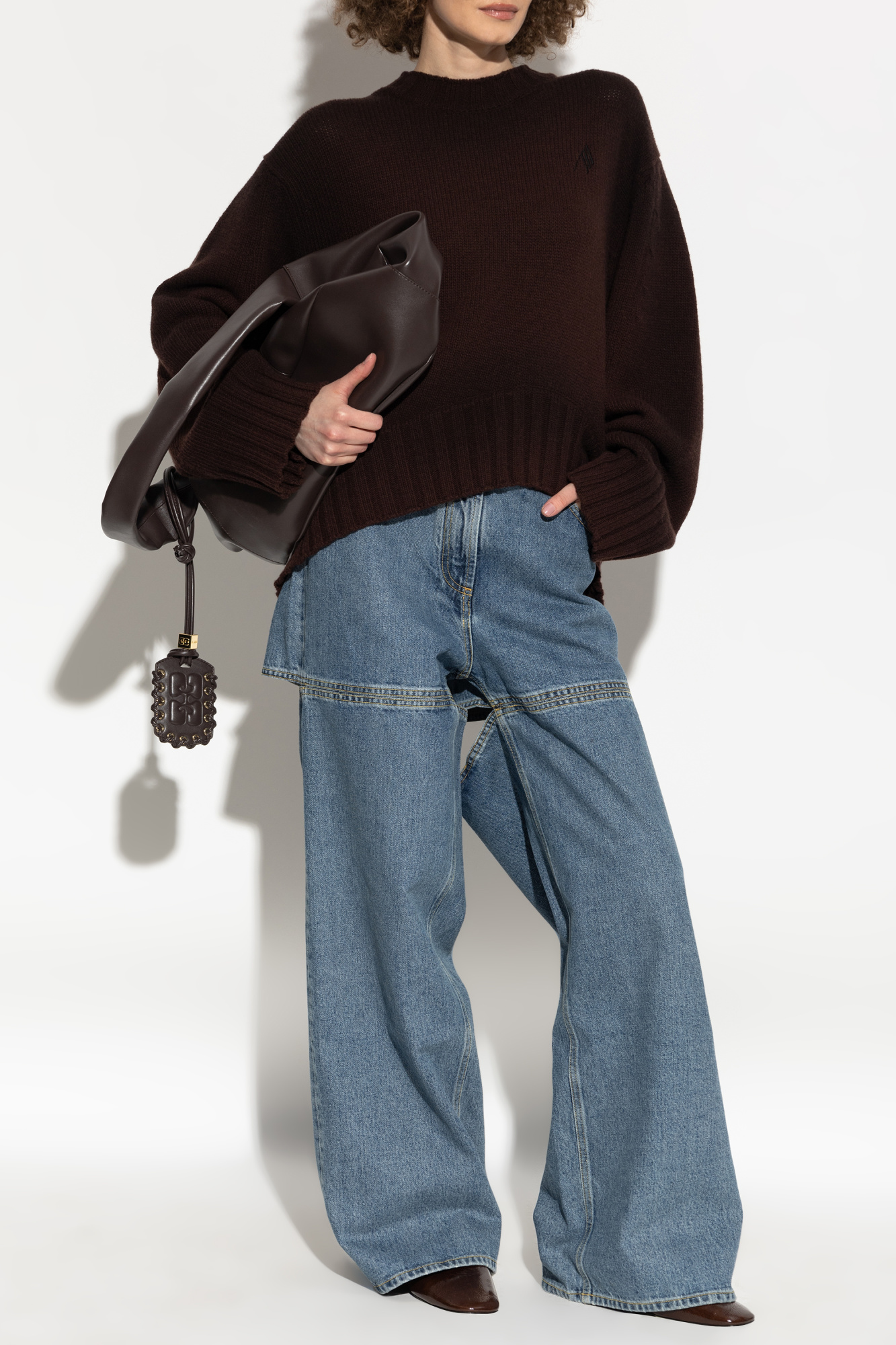 Blue Jeans with slits The Attico - Vitkac France